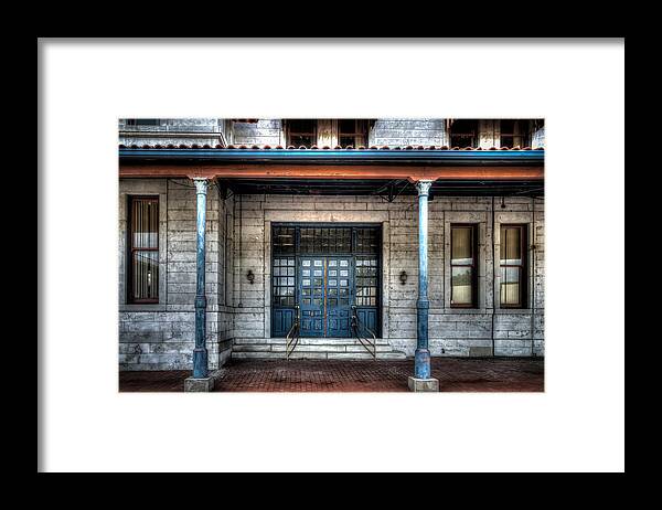 Railroad Framed Print featuring the photograph Frisco Train Depot by James Barber
