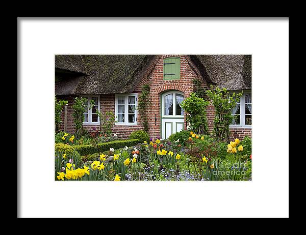 Sankt Peter-ording Framed Print featuring the photograph Frisian house by Arterra Picture Library