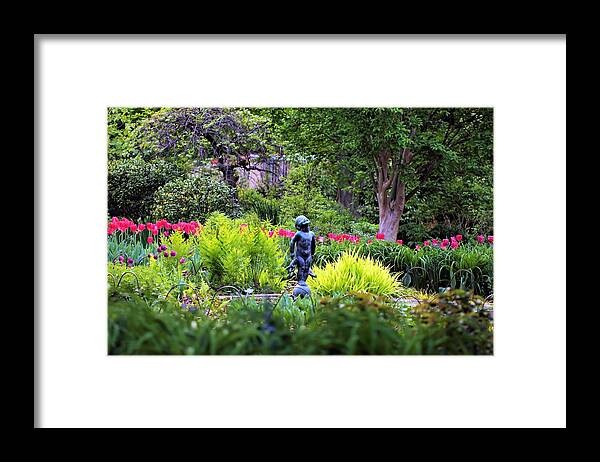 Frog Baby Framed Print featuring the photograph Frog Baby by Katherine White