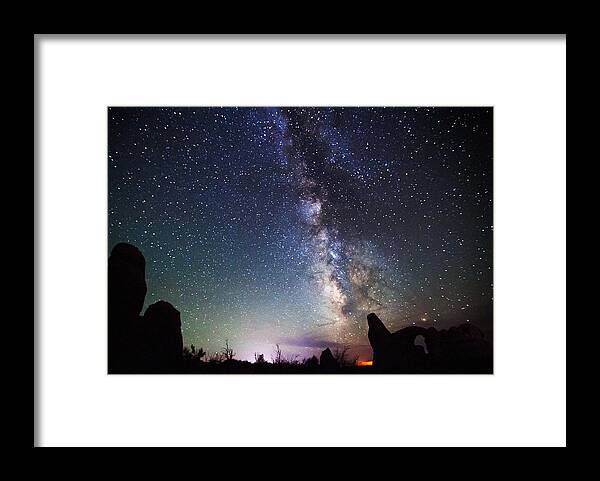 Turret Arch Framed Print featuring the photograph From Above by Darren White
