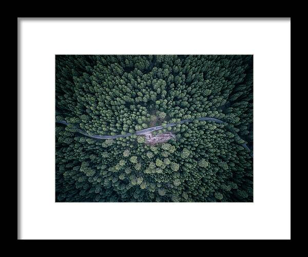 Aerial Framed Print featuring the photograph From Above IIi by Antonio Carrillo Lopez
