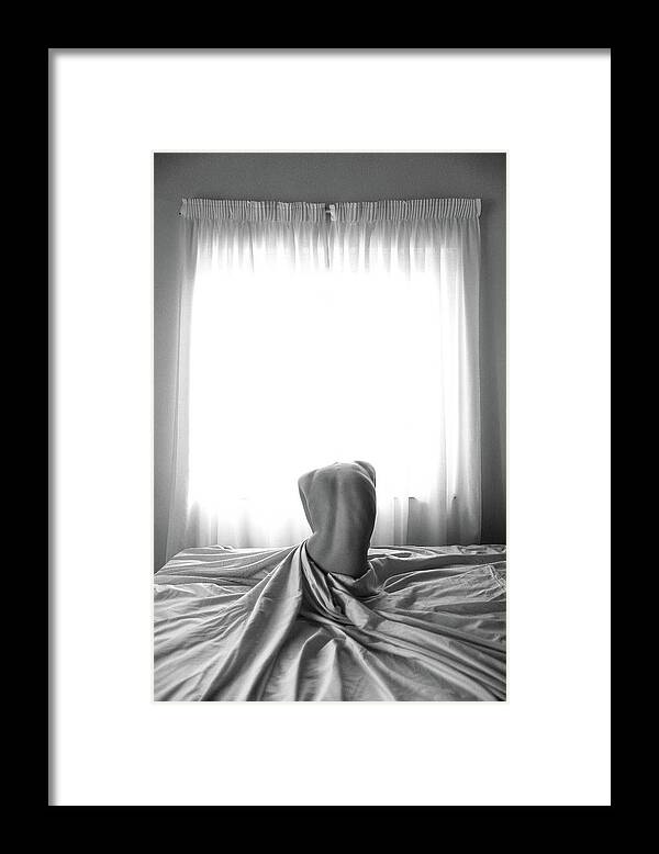 Nude Framed Print featuring the photograph From Home To Heaven by Mamed