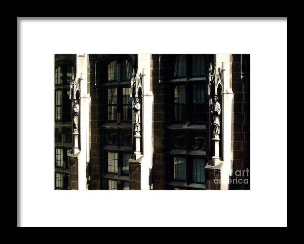 Statues Framed Print featuring the photograph From Rome to Chicago by Frank J Casella
