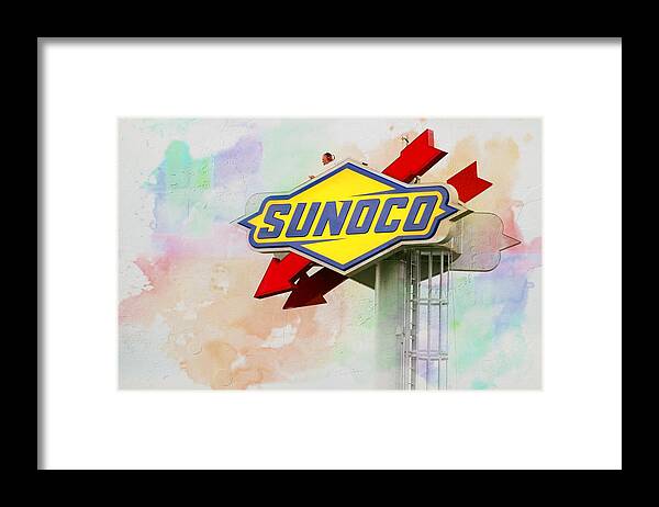 Daytona Beach Races Framed Print featuring the photograph From The Sunoco Roost by Alice Gipson