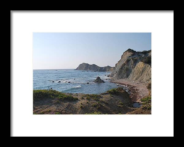 Erikousa Framed Print featuring the photograph From The West by George Katechis