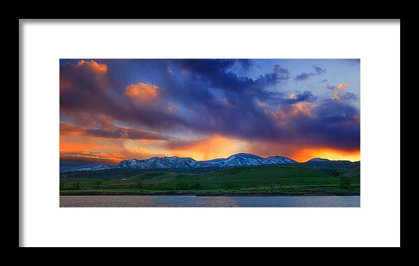 Colorado Framed Print featuring the photograph Front Range Light Show by Darren White