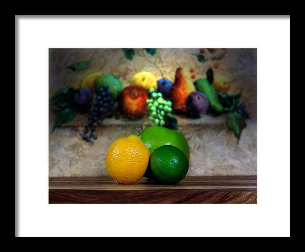 Still Life Framed Print featuring the photograph Fruits Galore by Cecil Fuselier