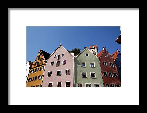 Tranquility Framed Print featuring the photograph Füssen, Old Town, Allgäu, Bavaria by Hans-peter Merten