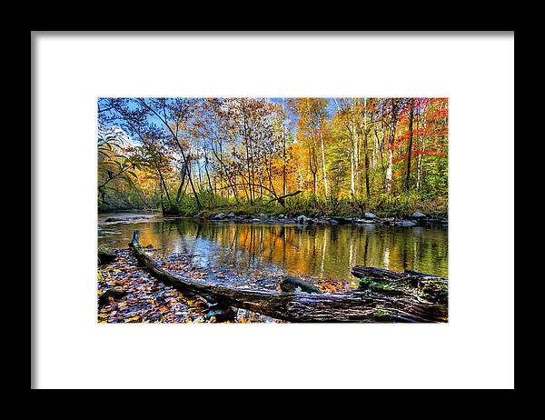 Appalachia Framed Print featuring the photograph Full Box of Crayons by Debra and Dave Vanderlaan
