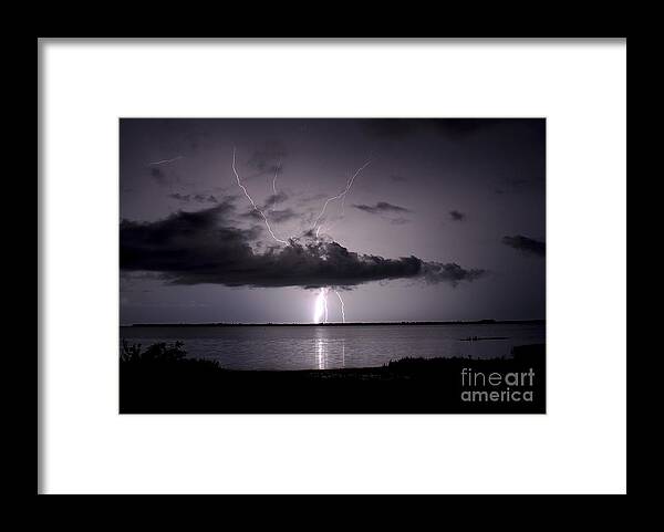 Pine Island Framed Print featuring the photograph Full Power by Quinn Sedam