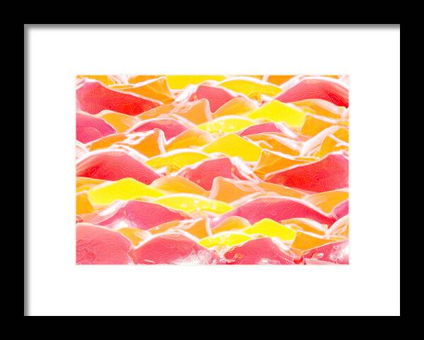 Jelly Framed Print featuring the photograph Fun Jelly Desert Layers Photograph by Lenny Carter