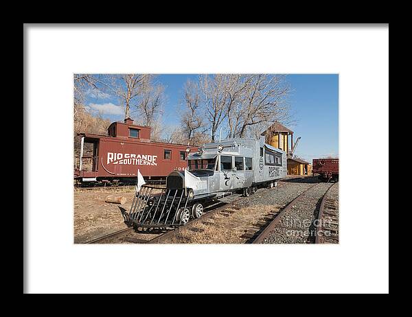 Colorado Framed Print featuring the photograph Galloping Goose 7 in the Colorado Railroad Museum by Fred Stearns