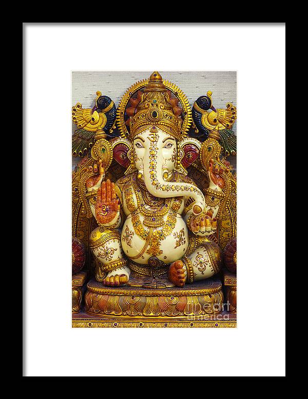 Ganesha Framed Print featuring the photograph Ganesha by Tim Gainey