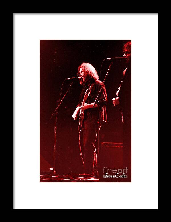Garcia Framed Print featuring the photograph Concert - Grateful Dead #33 by Susan Carella