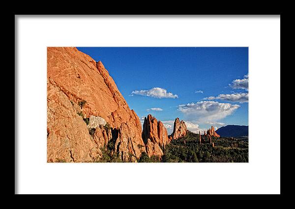 Garden Of The Gods Framed Print featuring the photograph Garden of The Gods by Jim Cook