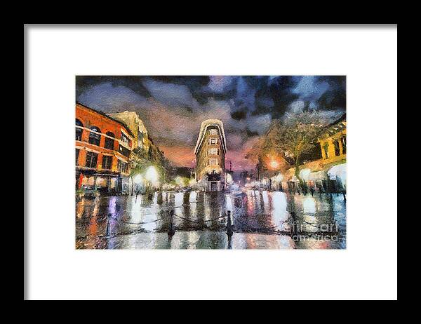 Gastown.hotel Europe Framed Print featuring the photograph Gastown by Jim Hatch