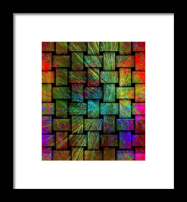Color Framed Print featuring the digital art Gate by Frank Bonilla