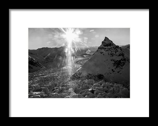 Alaska Framed Print featuring the photograph Gates Glacier by Fred Denner