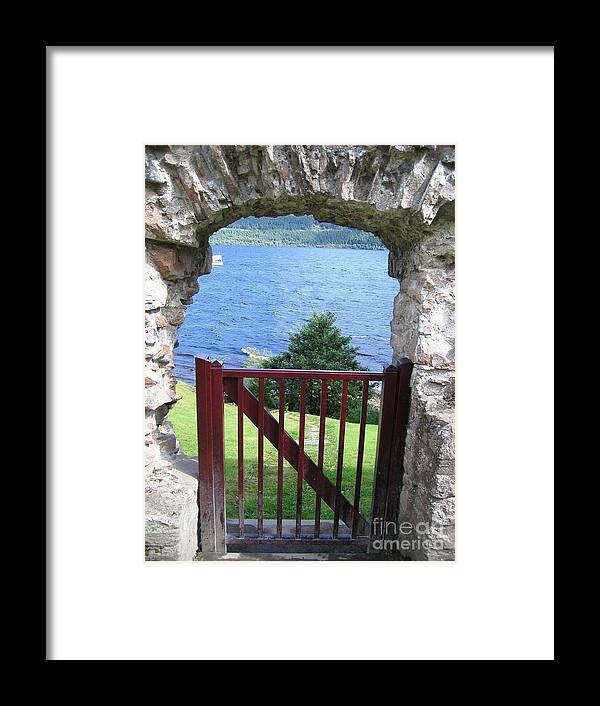 Scottish Highlands Framed Print featuring the photograph Gateway To Loch Ness by Denise Railey