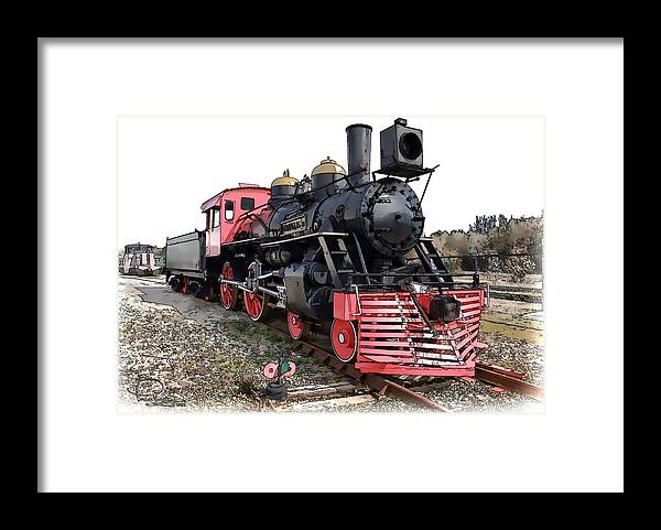 Locomotive Framed Print featuring the photograph General II - Steam Locomotive by Ludwig Keck