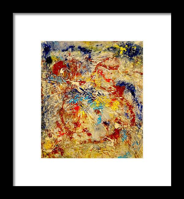 Genesis Framed Print featuring the painting Genesis 1 by Giorgio Tuscani
