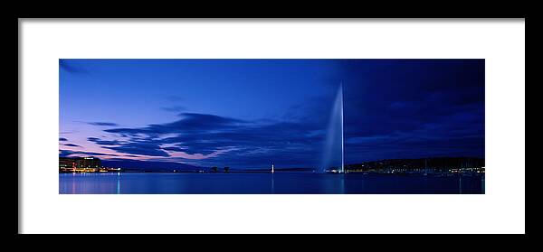 Photography Framed Print featuring the photograph Geneva Switzerland by Panoramic Images