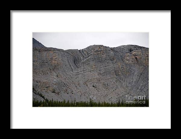 Landscape Framed Print featuring the photograph Geological Uplifting by Mark Newman