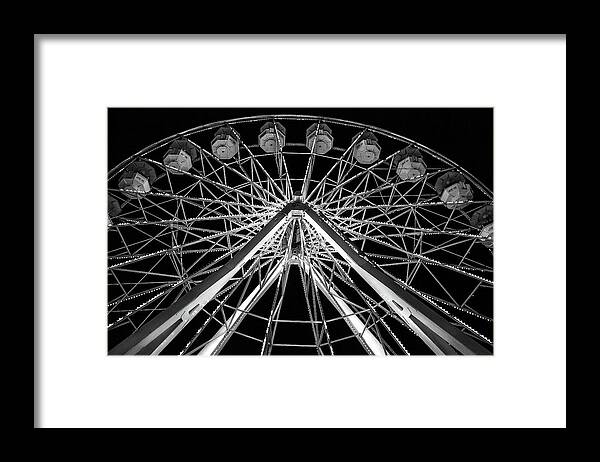 Long Beach Framed Print featuring the photograph Geometric Web By Denise Dube by Denise Dube