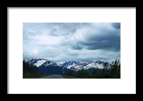 Alaska Framed Print featuring the photograph George Parks Highway by Aimee L Maher ALM GALLERY