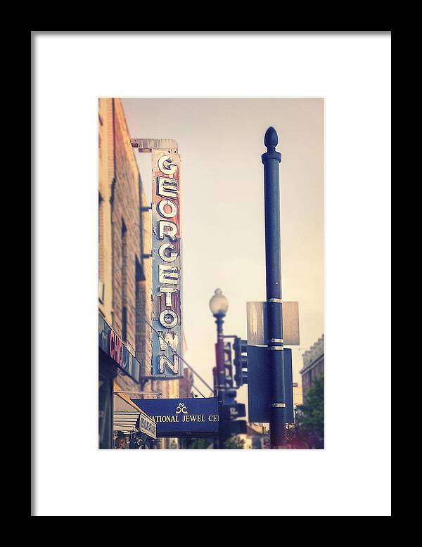 Georgetown Framed Print featuring the photograph Georgetown U. S. A. by Nicola Nobile