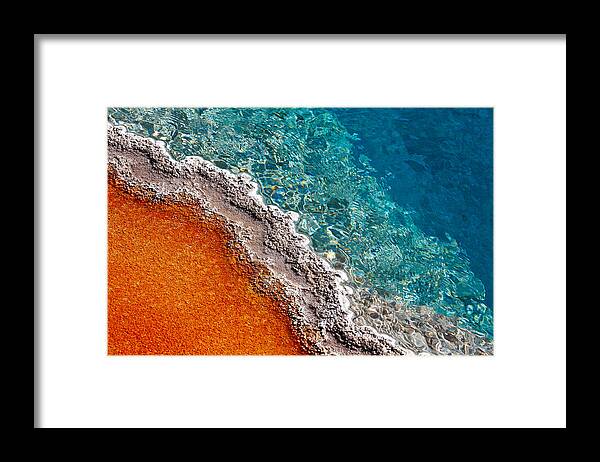 Colors Framed Print featuring the photograph Geothermic Layers by Todd Klassy
