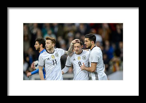 International Match Framed Print featuring the photograph Germany v Italy - International Friendly by Boris Streubel