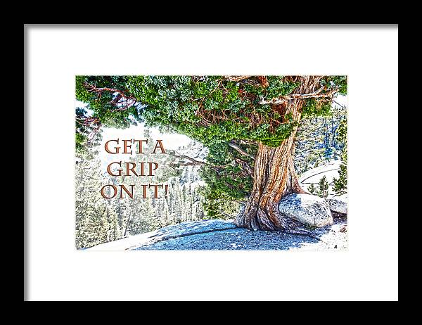 Get A Grip Framed Print featuring the photograph Get A Grip On It by Randall Branham