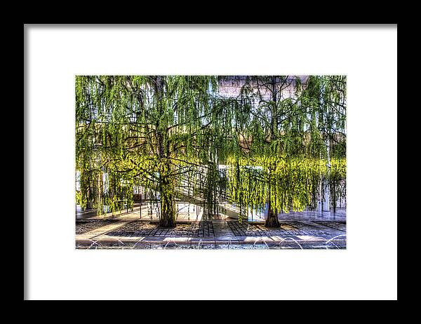 Architecture Framed Print featuring the photograph Getty Perspectives 3 by Jim Moss