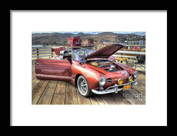 Carman Ghia Framed Print featuring the photograph Ghia on Vacation by Mathias 