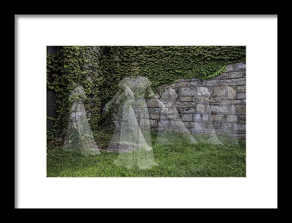 Eastern State Penitentiary Framed Print featuring the photograph Ghost in the Garden by Sara Hudock