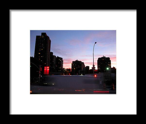 Ny Framed Print featuring the photograph Ghost Tram by Daniel Schubarth