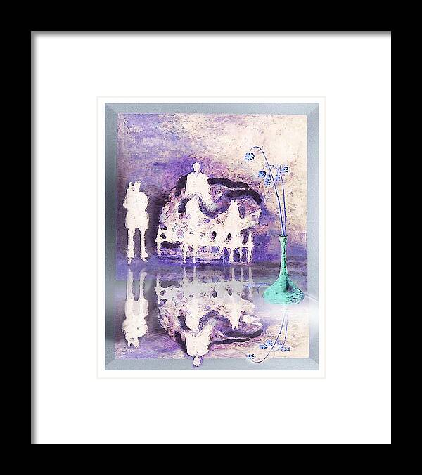 Ghosts Framed Print featuring the painting Ghostly Reflections by Hartmut Jager