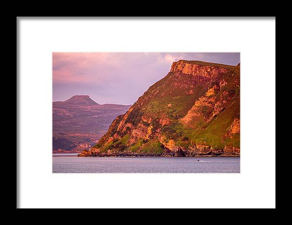 Yuri Framed Print featuring the photograph Giant Cliff by Yuri Fineart