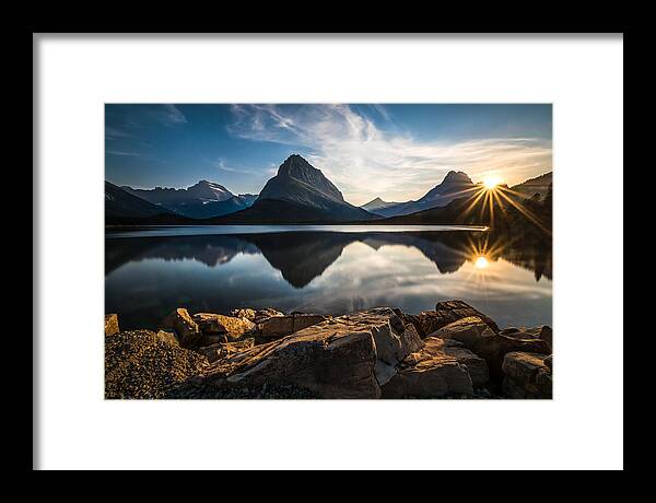 Glacier Framed Print featuring the photograph Glacier National Park by Larry Marshall