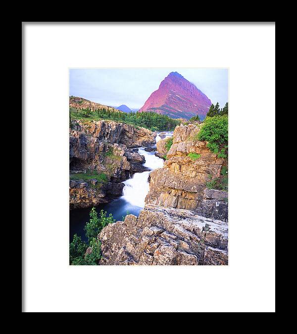 National Park Framed Print featuring the photograph Glacier National Park by Ray Mathis