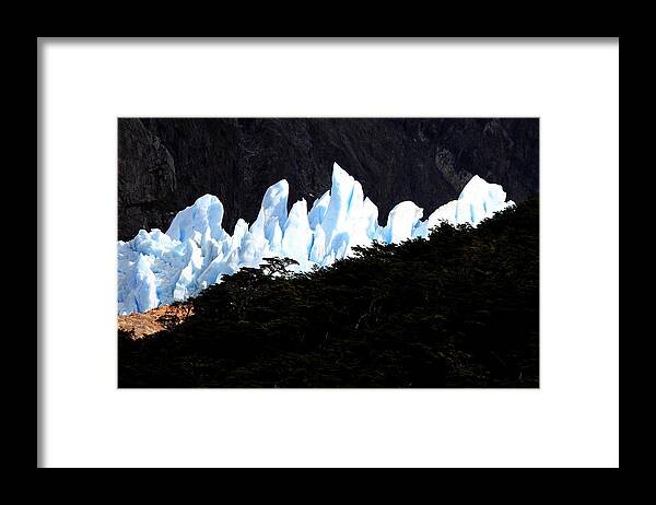 Glacier Onelli Framed Print featuring the photograph Glacier Onelli by Arie Arik Chen