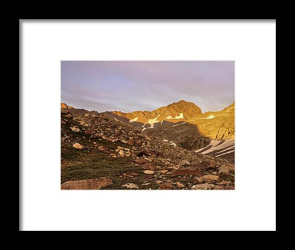 Colorado Framed Print featuring the photograph Gladstone Peak by Aaron Spong