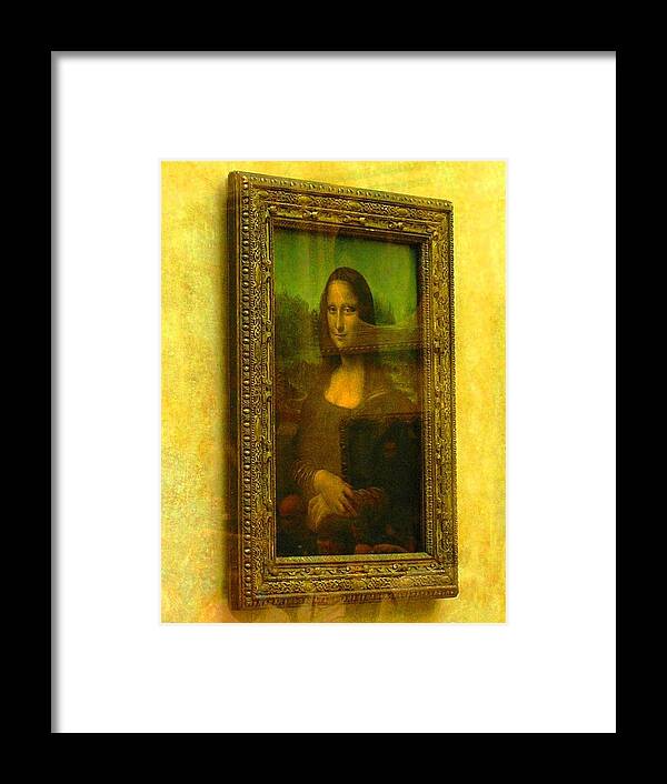 Mona Lisa Framed Print featuring the photograph Glance at Mona Lisa by Oleg Zavarzin