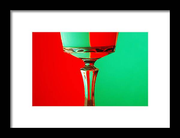 Photograph Framed Print featuring the photograph Glass Reflection by Larah McElroy