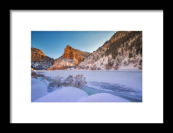 Landscape Framed Print featuring the photograph Glenwood Springs Morning by Darren White