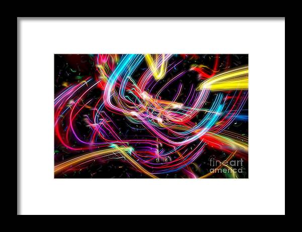 Coming Home Framed Print featuring the digital art Glorious Celebration by Margie Chapman