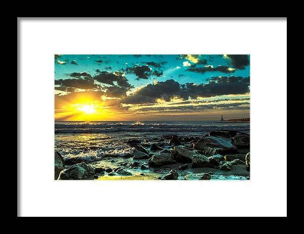 Sunrise Framed Print featuring the photograph Glory by James Meyer