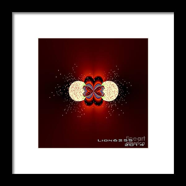2d Framed Print featuring the digital art Glowing by Melissa Messick
