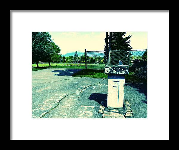 School Framed Print featuring the photograph School Drinking Fountain by Laurie Tsemak
